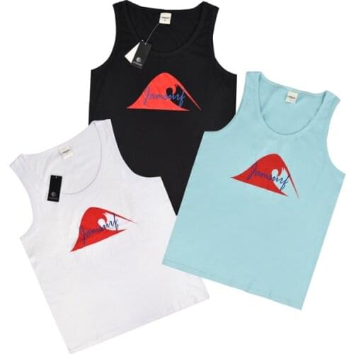 Couple Europe Regular Fit Wave Print Surf Tank Beach Gym Fitness Workout Singlet Blue Black White Sleeveless Street Jersey Vest