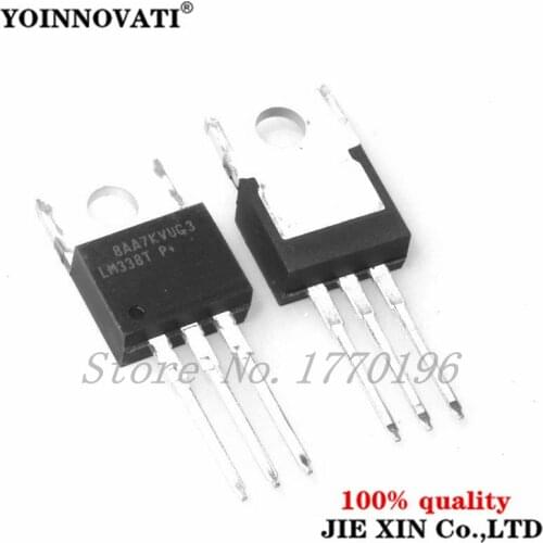 10PCS LM338T LM338 Voltage Regulator 5A 1.2V To 32V Output is short-circuit protected TO-220