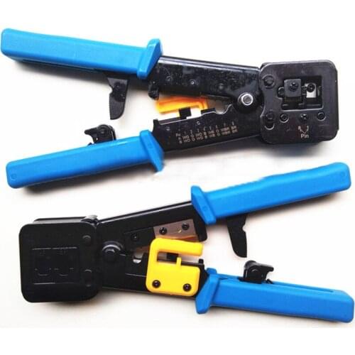 EZ rj45 crimper hand network tools pliers rj12 cat5e cat6 8p8c Cable Stripper pressing clamp tongs clip multi function