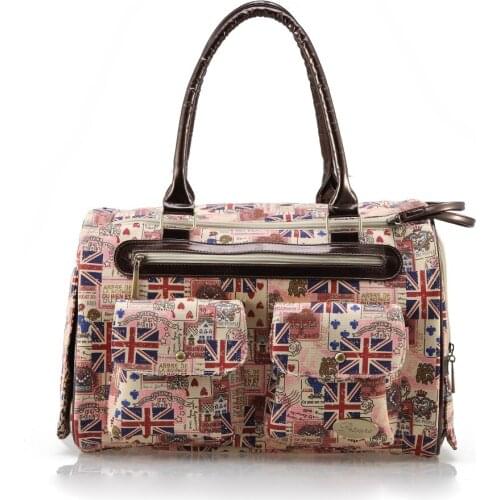 Uk Flag Printing Fashion Pet Dogs Carrier Bag Fashion Small Puppy Dogs Bag