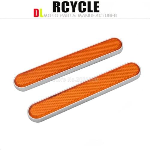 Universal Motorcycle Front Fork Leg Reflectors Shock Case for Harley FLT/FLHT Road King