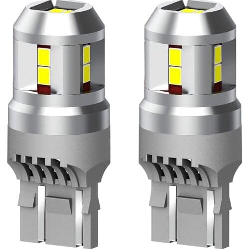 VANSSI 2PCS 6000k White T20 7443 992 W21/5W LED Bulbs 7443 srck 12SMD LED Back Up/Reverse/Brake/Tail /Parking Running Lights