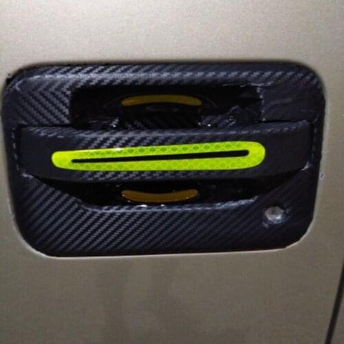 Car Carbon Fiber Sticker DIY Paste Protector Strip Auto Door Sill Side Mirror helmet Anti Scratch Tape Waterproof Protect Film