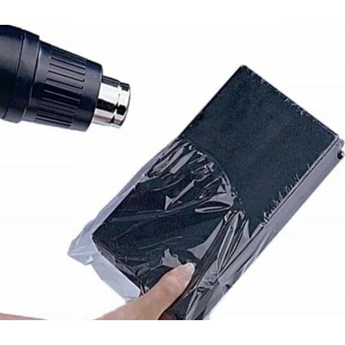 100pcs/lot width(10cm-20cm) PVC Heat Shrink Wrap storage Bag Seal Bag Clear Plastic Polybag Gift Cosmetics Packaging Pouch