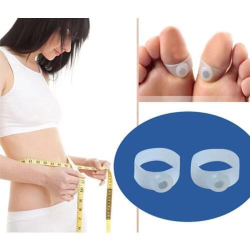 1000Pairs new Original Magnetic Silicon Foot Massage Toe Ring Keep Healthy Weight Loss Slimming