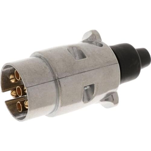 7Pin 12N Trailer Caravan RV Plug Socket Adapter Connector Electric Converter