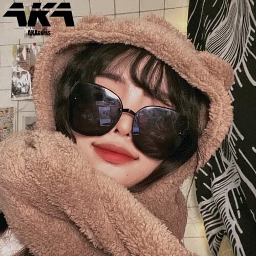 AKAgafas Retro Sunglasses Women 2021 Oversized Eyeglasses Women Classic Retro Glasses Women/Men Luxury Gafas De Sol Para Hombre