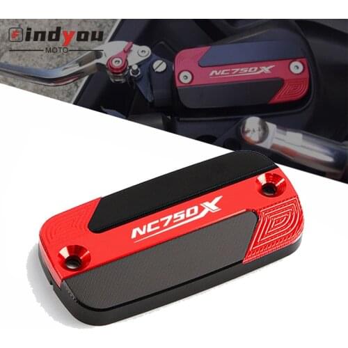 For Honda NC 750X NC750 X NC750X 2012-2019 2018 2017 New Motorcycle CNC Aluminum Front Brake Reservoir Fluid Tank Cover Oil Cap