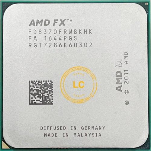 AMD FX-8370 FX 8370 4.0GHZ Eight-Core 8MB 125W FD8370FRW8KHK Socket AM3