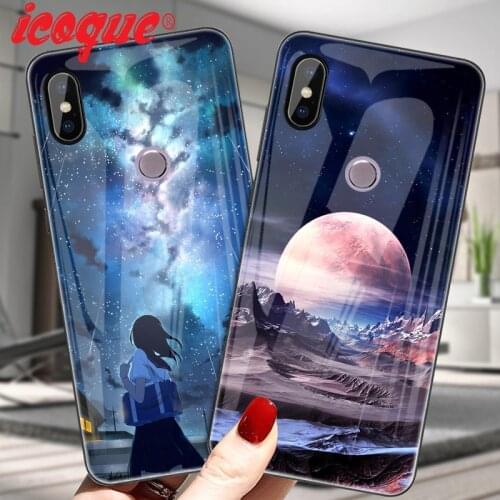 Luxury Glass Case For Xiaomi Redmi Note 6 Pro Note 5 Plus Xiomi Case for Xiaomi Mi A2 Lite A1 Redmi Note 4X Note 5 Plus 6A Cover