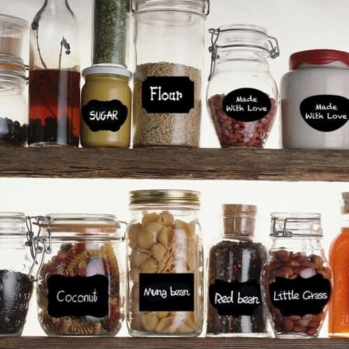 Blackboard Chalkboard Sticker Craft Kitchen Jar Organizer Labels Glass Windows Blackboard Stationery Office Supplies