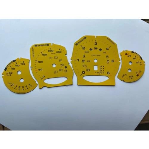 For Porsche Cayenne Diesel 958 92A Instrument Cluster Overlay 6RPM Gauge Face 250KM/H