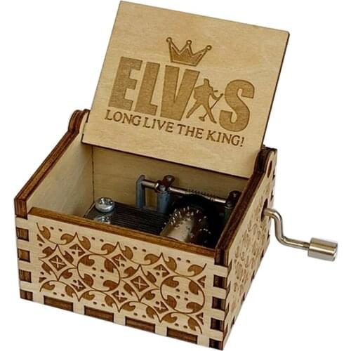 Wooden Music Box, Used for Friends,Ddaughters, Sons and Wives, Christmas Gifts, Home Decorations, Holiday Gifts