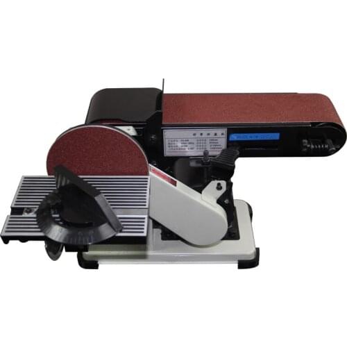 FS-450 Small Household Abrasive Belt Machine Electric Polishing Machine Fixed Angle Sharpening Machine Desktop Woodworking