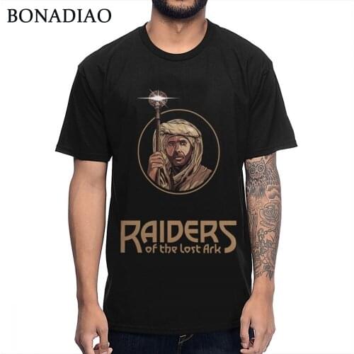 Raiders Of The Lost Ark T Shirt Male Retro Organic Cotton Natural Cotton Plus Size Tee Shirt
