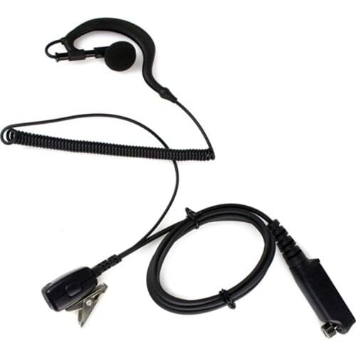 HOT-PTT MIC G Shape Earpiece Headset for Sepura STP8000 Walkie Talkie Ham Radio Hf Transceiver Handy C1035A
