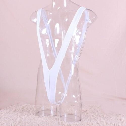 Mens Bodysuit Lingerie Male V-strap Nightwear Adult Sexy Underwear Mans Jumpsuit Temptation Nighties Guy Fashion Sleepwear