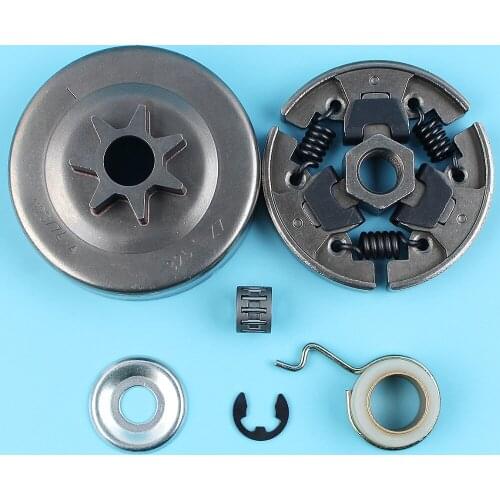 .325"-7Tooth Clutch Washer Drum Worm Gear Bearing Kit For STIHL MS210 MS230 MS250 021 023 025 Chainsaw w/ E-Cilp Needle Cage NEW