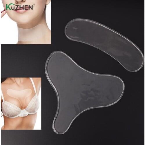 Anti Wrinkle Chest Pad Silicone Face Pad Eye Wrinkle Remover Patches Skin Lifting Tape Neck Wrinkle Removal Anti Aging Sticker