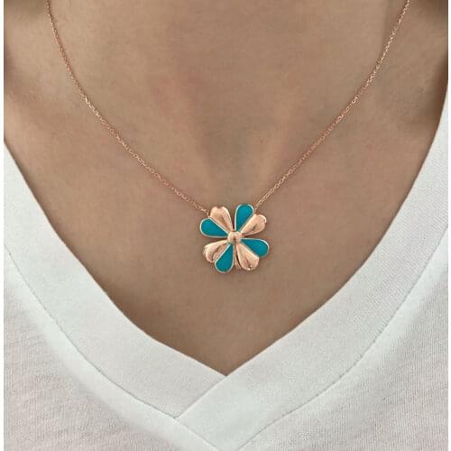 NEW Trendy 925 Silver Necklace Turkish Jewelry Birthday Gift Zircon Fashion Necklace For Women Minimalist Style Luxury Designer