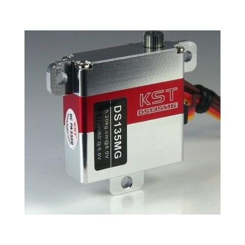 Genuine KST DS135MG 23g/ 5.2kg/ 0.12 sec Digital Servo fGlider Corelss motor servos