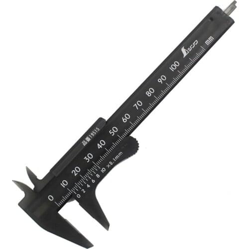 SHINWA Portable Plastic Vernier Caliper Gauge Micrometer 70mm/100mm