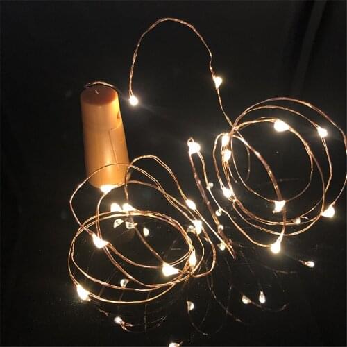 1/2/5/10M 10-100 LEDs Christmas Garland Copper Wire LED String Lamp Fairy lights For Indoor New Year Xmas Wedding Decoration