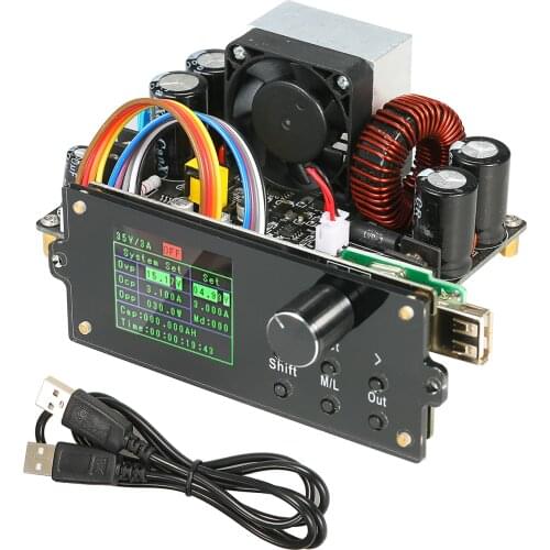 DPX Series 1.8'' Color Screen Display CNC Adjustable Constant Voltage Power Supply Step-down Module Integrated Voltmeter Ammeter
