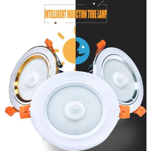 PIR Motion Sensor Spot LED Downlight Lamparas 5W 10W 15W 20W Smart Home LED Spot Light For Entrance Corridor Hallway Stair Depot