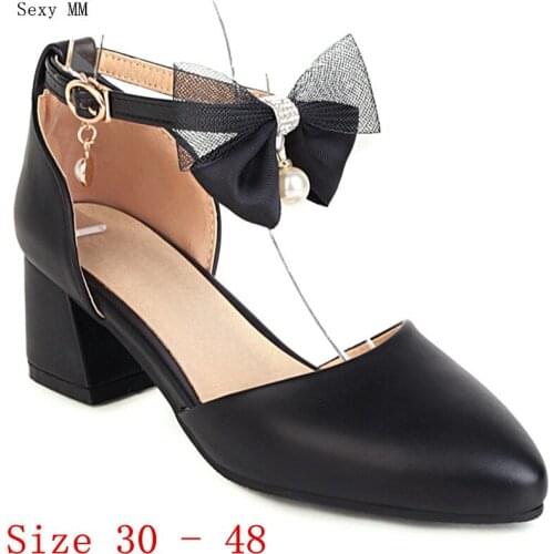 Women High Heels Pumps High Heel Shoes D'Orsay Woman Party Shoes Kitten Heels Small Plus Size 30 31 - 40 41 42 43 44 45 46 47 48