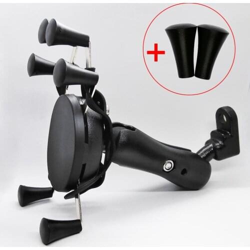 Motorcycle Scooter Rear View Mirror Mount Universal Cell Phone Holder Stand for 4-6 Inch Screen Smart Phones with 1 inch Ball