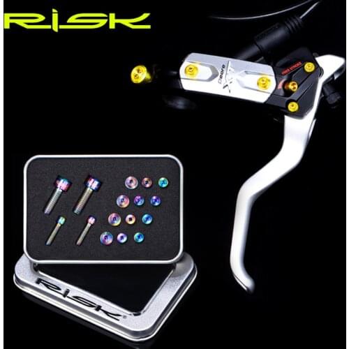 20pcs/ Set Bike Screws Titanium XT775 Hydraulic Disc Brake Bolt Set Mountain Bike Brake Handle Oil Cylinder Lid Bolt Suite 30g