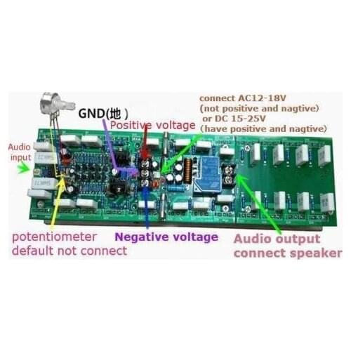 High power assembled HIFI 1000W TTC5200/TTA1943 mono amplifier board in heatsink