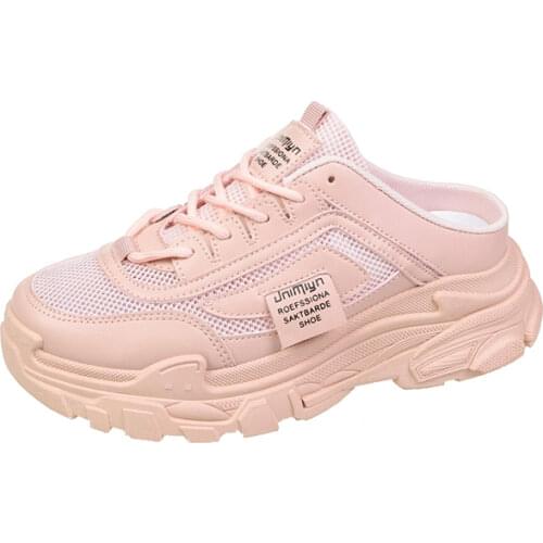 Womens Sandal Colored Botou Mueller Shoes Women 2021 New Thick Soles for Lazy People Wear Fashion Leather Instagram Pop Shoes