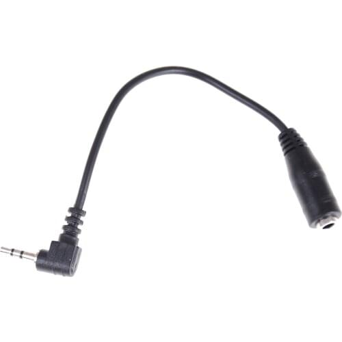 1pc 2.5mm Male To 3.5mm Female Audio Stereo Headphone Earphone Converter Adapter