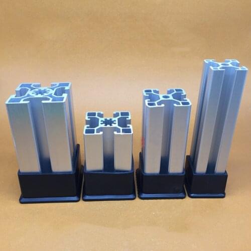 1pcs 2020 Aluminum profile rubber Foot cover 2040 3030 4040 Foot rest thick non-slip foot pad square tube Protective case