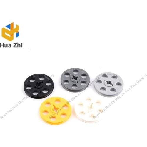10PCS 4185 Wedge Belt Wheel [aka Pulley]Building Blocks Parts MOC DIY Education Build Toys Brick