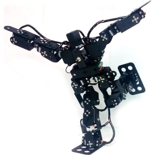 15 DOF Humanoid / Walking/Dance /Bipedal Robot Metal Building Blocks Just Structure No Servo