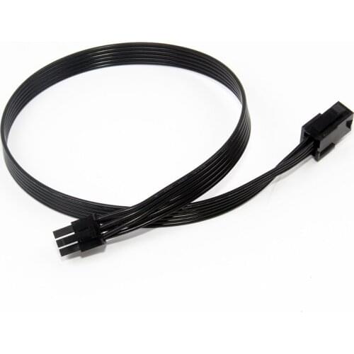 18AWG 50CM Black Video Graphics Card Cable 6P Male To 6P Female Extend Power Adapter Cable For PC Motherboard cable