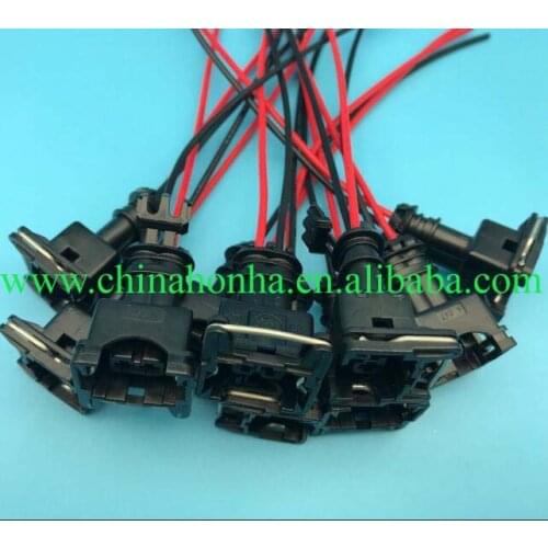 2/5/10/20/50/100 Pcs Car Auto Fuel Pump Plug Wire Harness Connector 2 Pin Fit For Webasto Eberspacher Heater Accessories