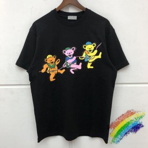2021ss Three Little Bears T-shirt Men Women Best Quality Digital Printing Fashion Casual Top Tees T Shirts