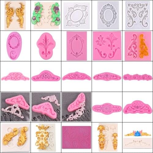 26 Styles Lace Cake Mould Silicone Fondant Mold Sugar Craft Mold Cake Decoration Tools DIY Cake Tools