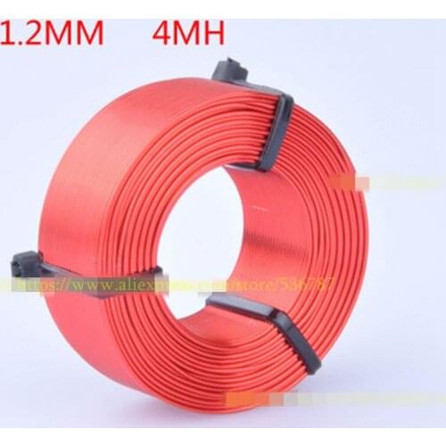 4PCS/LOT Audio 1.2mm Speaker Copper Coil 4.0mH Crossover Hollow Inductor Oxygen-Free
