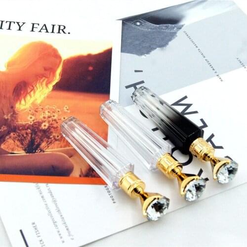 Diamond Lip Gloss Tubes Clear Empty Lip Gloss Tube Lip Gloss Bottle Packaging Containers Refillable Lipgloss Bottles