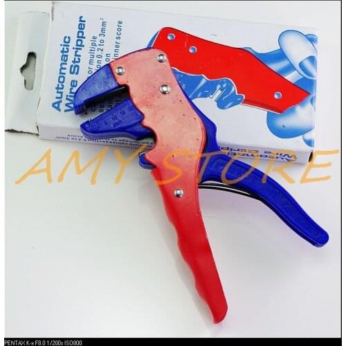 Automatic Wire Stripper Cutter Plier Light and Handy Single Multiple Cables Section 0.2-3mm2 Square millimeter Self Adjustive
