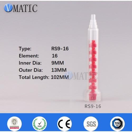 Free Shipping Static Mixer Nozzles RS9-16 For Mixing Two Component Adhesives