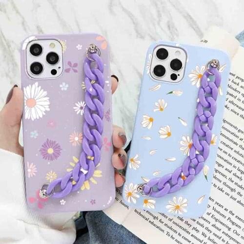 Colorful Bracelet Wrist Case For Xiaomi Mi Poco X3 NFC A3 F3 M3 Redmi Note 9S 9 8 10 8T 10S 9T 10T 7 5 Pro 11 Lite 9C Matte Capa