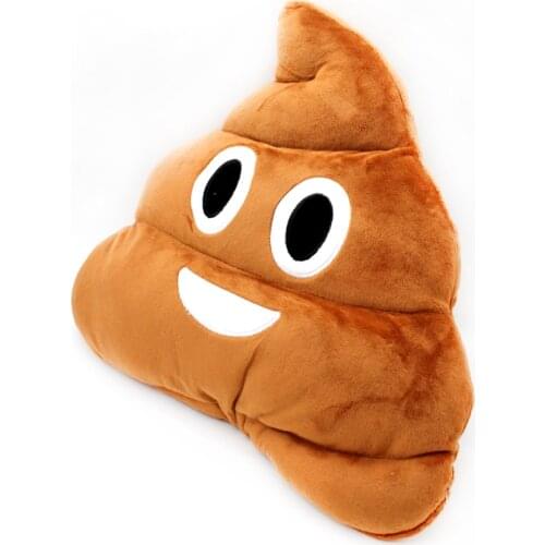Kids Toy 30cm Poop Plush Sofa Seat Pillow Toys Funny Stuffed Smiley Cushion High Quality PP Cotton Childrens Gift