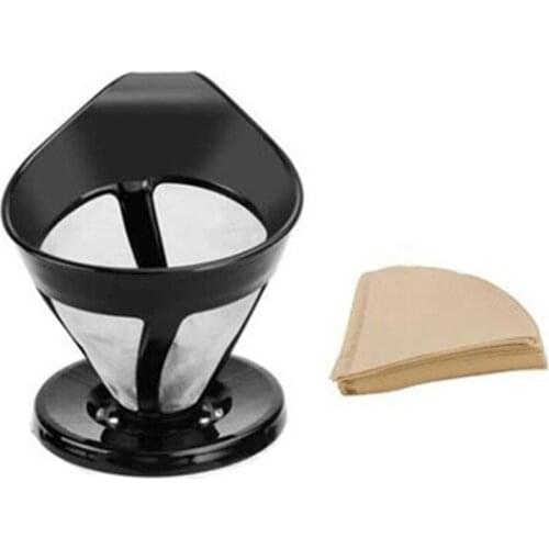 Pour Over Coffee Dripper, 2-4 Cups Coffee Filter Reusable Coffee Filter Cone Coffee Filter Slow Dripper Coffee Filters