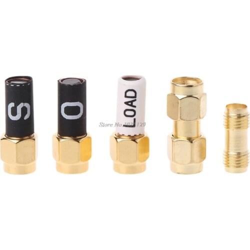 5pcs/set SMA Calibration Kit RF Coaxial Test Connector Short/Load/Open/Thru Type Dropship